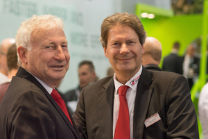  »1 Freuen sich über die gelungene Nachfolgeregelung: Hubert und Thomas Thater (rechts), die bisherigen Geschäftsführer des Ziegelwerkes Klosterbeuren  
