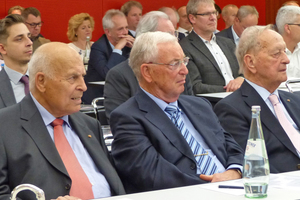  »3 …the many guests of honour who attended, including Dieter Schult-heiss, Ernst K. Jungk and Ernst Bäumer (front, left to right) 