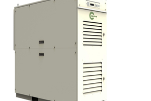  » Capstone C65 gas-fuelled microturbine with 65 kW electric and 148 kW thermal ratings 