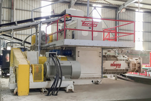  »5 The Magna 675/50 extruder has a production capacity of 69 t/h 