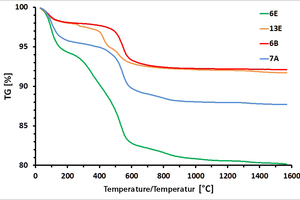  »4 Thermogravimetry on the analysed samples 