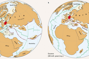  »1 Global plate tectonics development from the Cretaceous to the Eocene  