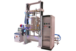  »7 TOM_mech ThermoOptical measuring system for mechanical high-temperature testing (left) and visualization of the measuring furnace (right) 