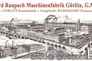  »4 Part of the letterhead 1929 of the company Richard Raupach Maschinenfabrik Görlitz 