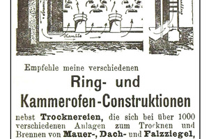  »5 Advertisement in “Tonindustrie-Zeitung”  