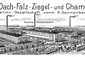  »6 Extract of the catalogue of the Schlesische Dach-Falz-Ziegel- und Chamotten-Fabrik AG vorm. A. Dannenberg (Silesian Roofing Tile and Chamotte Factory) 