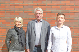  »1 The new management team at the IZF: Annette Ilg-Muhlack, Eckhard Rimpel and Dr.-Ing. Anne Tretau (left to right) 