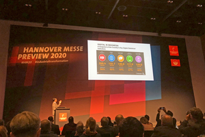  »2 S.E. Arif Havas Oegroseno, Botschafter der Republik Indonesien in der Bundesrepublik Deutschland, präsentiert Indonesien als Partnerland der Hannover Messe 2020 