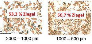  »16 Microscope images of various fractions of Brick Specimen F  