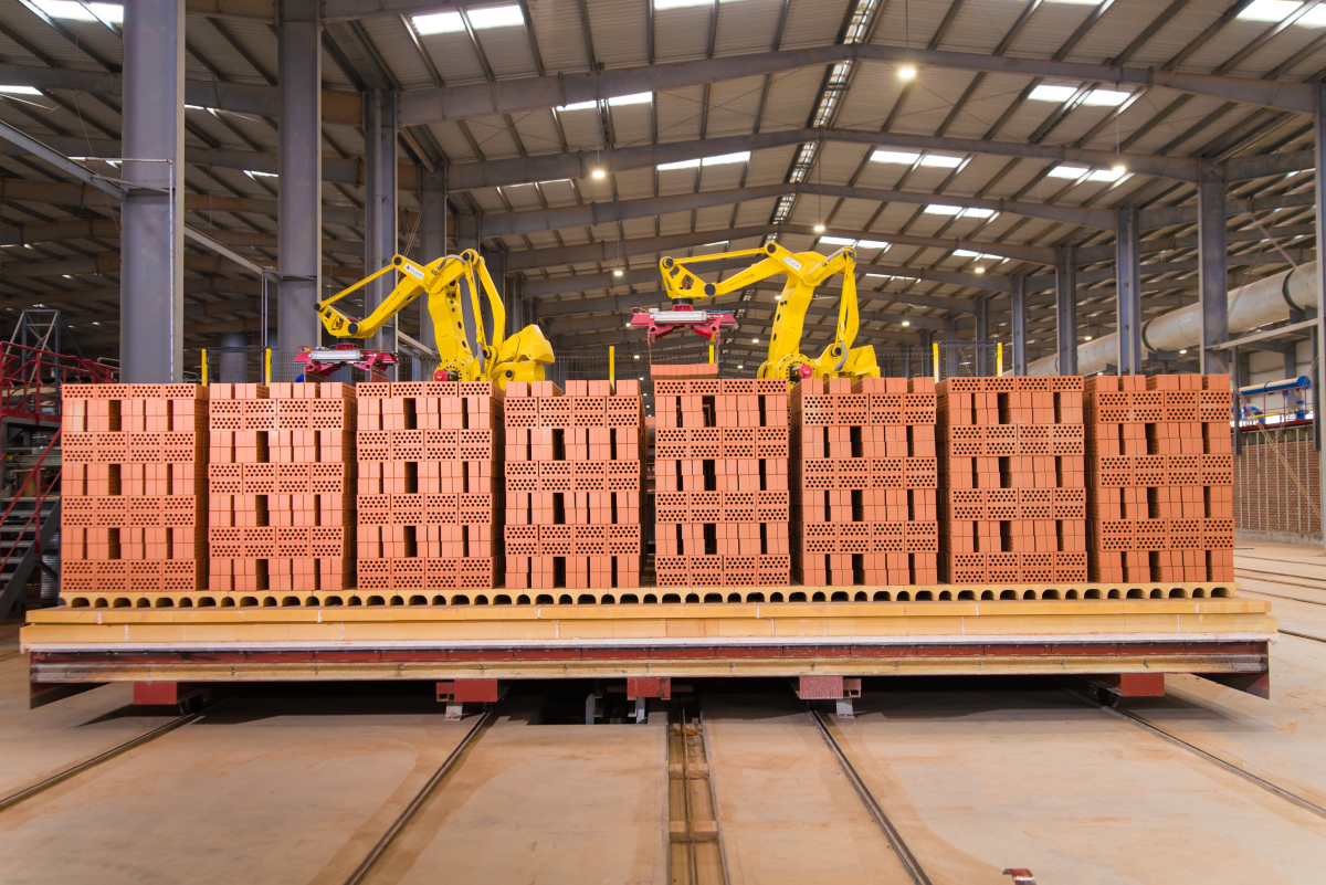 New largecapacity and hightech brick plant starts production in