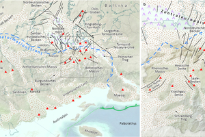  »2 Paläogeographische Karte Mitteleuropas zur Zeit des Rotliegenden, aus [3] 
