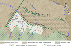  »3 The kaolin field on the Lusatian granodiorite, redrawn after [4] 