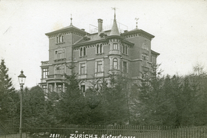  » Die Villa an der Rieterstrasse 36 wurde 1896 erbaut und 1961 abgebrochen  