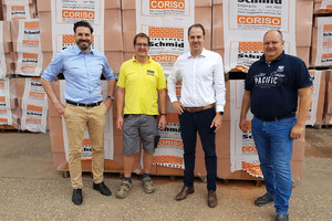  » Management of Schmid brick company: Matthias Hörl, Karl Thomas Schmid, Michael Hörl, Martin Schmid (left to right) 