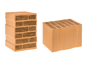  » With the new MZ60 clay masonry blocks, Efficiency House standards can be met with monolithic solid construction.  