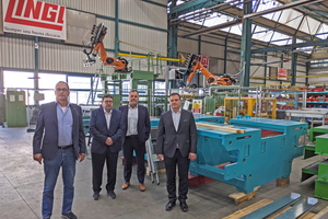  » The new management team of Lingl (from left): Hubert Schug, Lingl investor and head of the Schug Group, Dr. Joachim Eibel, Managing Director, Karl Liedel, Head of Sales, and Winfried Hein, Chief Technical Officer (CTO) at Lippert. 