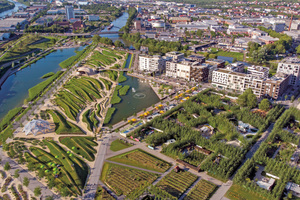  » Stadt als Garten auf dem ehemaligen Güterbahnhofsgelände. Bundesgartenschau BUGA 2019 in Heilbronn. 