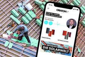  <div class="bildtext_en"><span class="bildnummer">» </span>In its updated version, the „mobile office“ for roofing professionals provides many more functions for roofers.</div> 