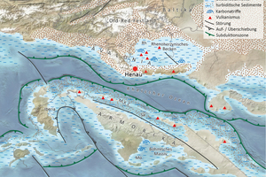  »2 Palaeogeographic map of Central Europe in the Lower Devonian 