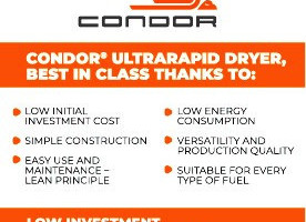  new logo for Condor, the ultrarapid dryer by Capaccioli  