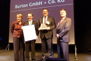  &gt;&gt; Burton erringt beim Ludwig-Erhard-Preis 2009 den besten Platz in dieser Firmengröße 
