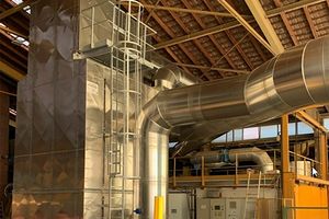  » The installation of this heat exchanger at the Creaton plant in Roggden significantly reduces energy consumption in the dryer area 