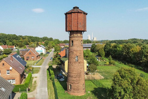  » Abb. 5 Der Wasserturm, gebaut 1913, steht immer noch in Heisterholz an der Fritz-Schütte-Straße in der früheren Arbeitersiedlung 