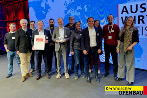  » The Keramischer OFENBAU team at the award ceremony 