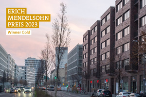  » Quartier Heidestraße Core, ROBERTNEUN Architekten GmbH, Winner Gold Wohnungsbau/Geschosswohnungsbau beim Erich-Mendelsohn-Preis 2023 für Backstein-Architektur
Baujahr: 2017 - 2022 