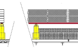  »Fig. 9: Lightweight tunnel kiln car superstructure with SiC beams and chamotte posts as well as lightweight insulation (KELLER) 