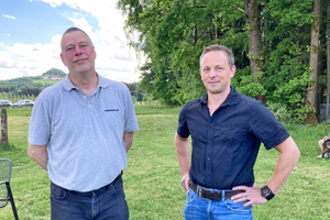  » Christian Nether and Alexander Gorlt, Managing Director and Site Manager Pressath (left) 