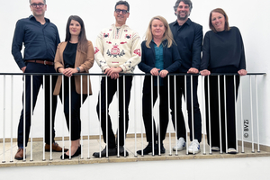  Die Fachjury zum Deutschen Ziegelpreis 2024:  Armand Kühne (Gesellschafter der Diezinger Architekten GmbH), Katharina Venus (Tonwerk Venus GmbH & Co KG), Andreas Krawczyk (Architekturbüro NKBAK), Prof. Lydia Haack (Präsidentin Bayerische Architektenkammer), Stephan Rauch (studioRAUCH) und TRD´n Nicole Ludwig, Referatsleiterin i.V. B II 4 - Bauforschung und Innovation, repräsentiert unsere Schirmherrin, das Bundesministerium für Wohnen, Stadtentwicklung und Bauwesen. (v.l.n.r.)  