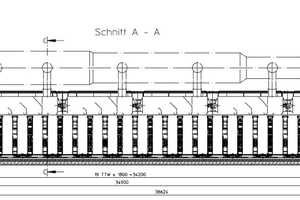 »Bild 14: Längsschnitt durch einen Hocheffizienztrockner für Hochlochziegel (Rotho) 