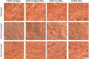  »Figure 3: Microscope images of the brick and tile samples 