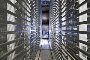  »Fig. 10: Specially designed nozzle walls over the entire chamber depth and height ensure equal treatment of all Pirrouet facing bricks 