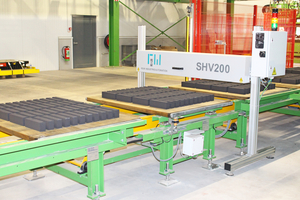  »Fig. 6: Product conveyor on the wet side incl. automatic product inspection 