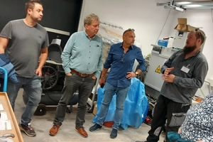  » During a guided tour, the participants were able to familiarise themselves with the MFPA‘s fields of activity in quality control, product testing and research 