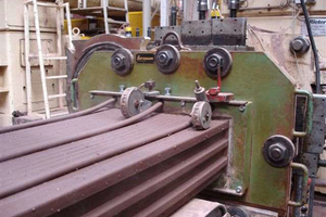 »Fig. 28: Simultaneous extrusion of clay blocks and spacers 