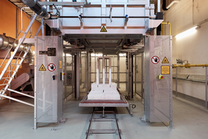  »  The high-temperature furnace at the Fraunhofer IKTS site in Arnstadt can be operated with natural gas or hydrogen 