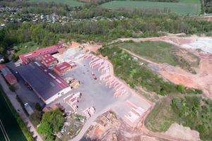  » Aerial view of the Ziegelwerk Nordhausen Dipl.-Ing. Sourell GmbH 
