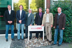  » Dieter Börgeling (Gebietsvertriebsleiter Keller HCW), Alexander Strauß (Ingenieurbüro Alexander Strauß), Laurenz Averbeck (Geschäftsleitung Keller HCW), Ulrich Hagemann (Vertriebsleiter Keller HCW), Willi Strauß, Markus Jüchter (Leitung Projektierung Keller HCW) 