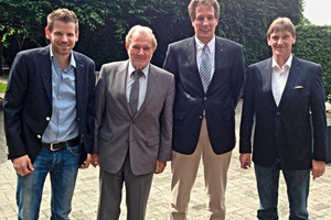  » Dr. Dirk Deppe, Bernhard Feldhaus, Hermann Berentelg und Udo Ley (von links nach rechts) 