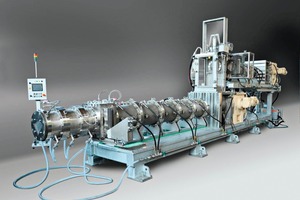  » ECT combined de-airing extrusion unit, type VAHRS 310 with 300 mm auger diameter for extrusion pressures up to 150 bar 