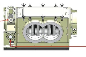  »6 The de-airing chamber is equipped with a pair of round observation ports and two inspection hatches 