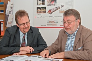  »1 Keratek’s founder Karl-Heinz- Brakemeier (right) and his successor Christian Gäbelein 