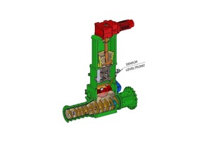  » Mit dem Messsystem Leveltronic kann der exakte Füllstand in der Vakuumkammer erfasst werden 