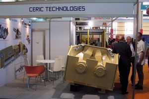  »5 Pelerin MM 12-35 ERN horizontal moistener mixer exhibited on the stand of Ceric Technologies 