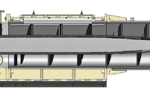  »7 The auger geometry is now completely cylindrical 