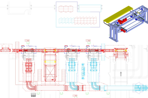  » Layout of the pressing department at Mazzaron Teja 