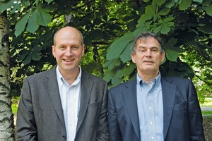  » Martijn Verster, Vice-president Engineering &amp; Sales, and Dries van Hapert, CEO (at right) 